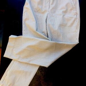 Chico's vertical striped casual pants size 6R
